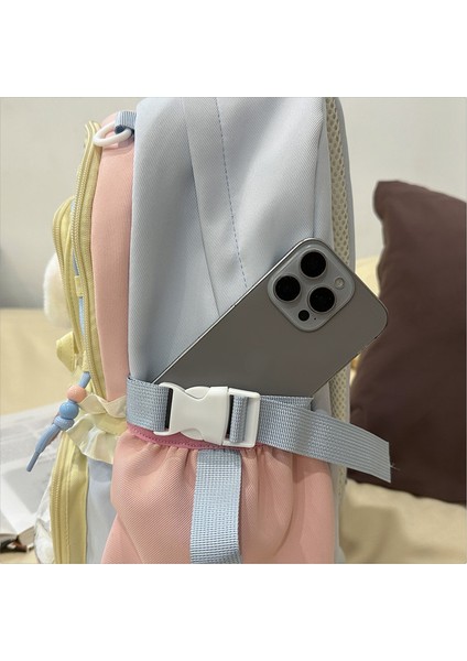 Sevimli Yüksek Yüzlü Ortaokul Öğrencisi Kız Sırt Çantası (Yurt Dışından) fırsatları