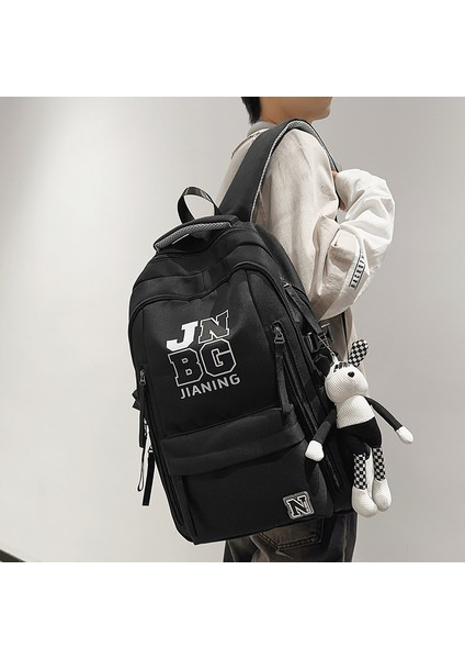 Ortaokul Lise Öğrencileri Kire Dayanıklı Büyük Kapasiteli Harf Sırt Çantası (Yurt Dışından) indirimleri