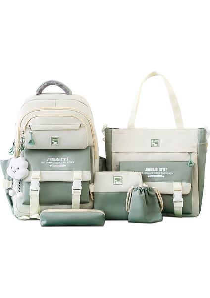 Ortaokul Lisesi Beş Parça Sırt Çantası (Yurt Dışından)