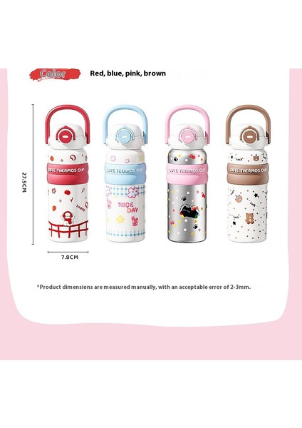 Pipetli Termal Bardak Taşınabilir Sevimli Karikatür Kupa (Yurt Dışından) fiyatları