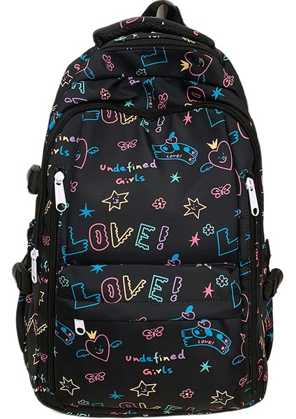 Yüksek Yüzlü Kız Mektup Sırt Çantası (Yurt Dışından)