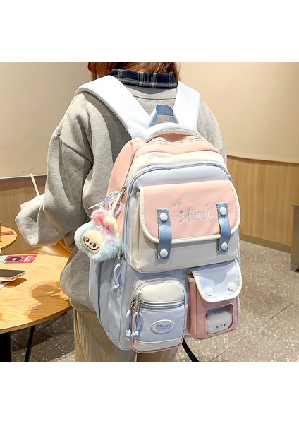 Öğrenci Yüksek Yüzlü Çok Katmanlı Sırt Çantası Sırt Çantası (Yurt Dışından) indirimleri
