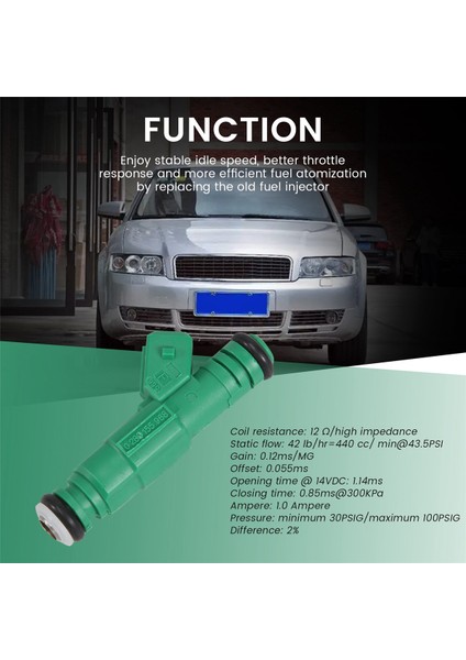 Chevrolet Ford Ls1 Ls6 440CC 42LB Bosch 0280155968 Için Yakıt Enjektörleri (4) (Yurt Dışından) indirimleri
