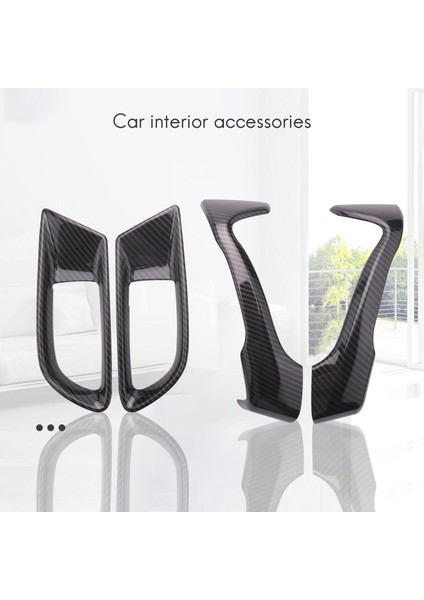 Subaru Brz Toyota 86 2012-2020 Abs Karbon Fiber Araba Iç Kapı Kolu Dekor Kapak Trim Çerçeve Etiket Aksesuarları (Yurt Dışından) fiyatları