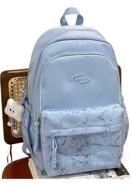 Ortaokul Kız Erkek Büyük Kapasiteli Çok Katmanlı Sırt Çantası (Yurt Dışından)