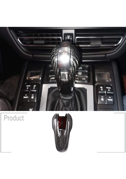 Gerçek Karbon Fiber Vites Topuzu Golf Sopası Kılıfı Trim Macan 2014-2020 Için Fit S Gts Panamera 2014-2016 718 2016-2019 (Yurt Dışından) modelleri