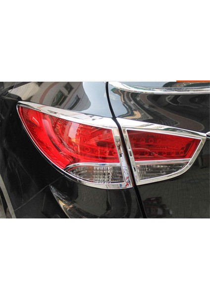 Hyundai Tucson Için IX35 2010-2014 Yüksek Kaliteli Abs Krom Arka Arka Lambası Lamba Hood Dekorasyon Kapak Trimler Aksesuarları 4 Adet/takım (Yurt Dışından) indirimleri