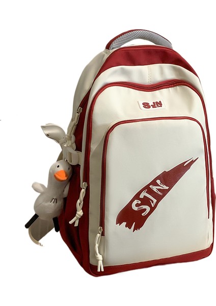 Ortaokul Lise Öğrencileri Için Büyük Kapasiteli Baskı Sırt Çantası (Yurt Dışından)