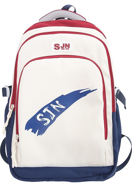 Ortaokul Lise Öğrencileri Için Büyük Kapasiteli Baskı Sırt Çantası (Yurt Dışından)