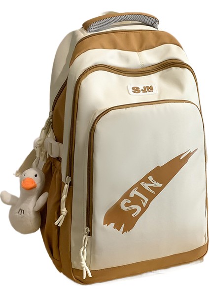 Ortaokul Lise Öğrencileri Için Büyük Kapasiteli Baskı Sırt Çantası (Yurt Dışından)