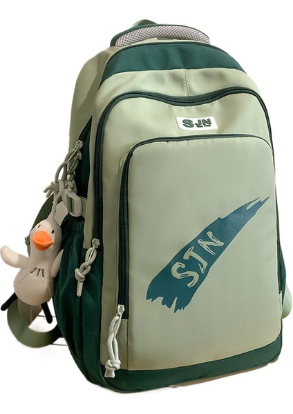 Ortaokul Lise Öğrencileri Için Büyük Kapasiteli Baskı Sırt Çantası (Yurt Dışından)