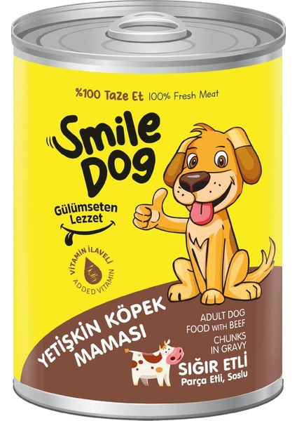 Dog Konserve Yetişkin Köpek 400GR Sığır Etli Mama