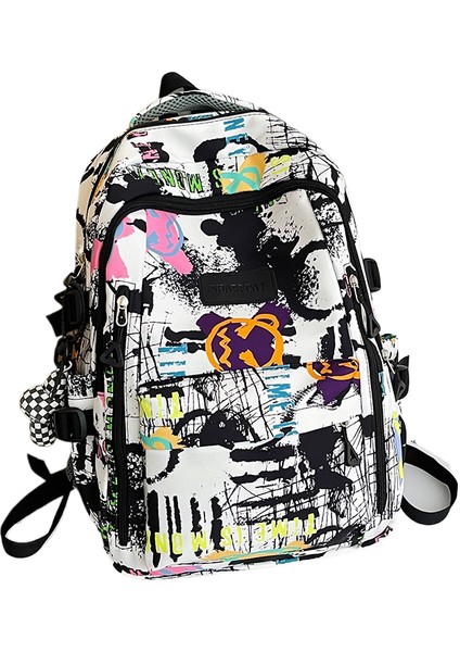 Ortaokul Öğrencisi Grafiti Sırt Çantası (Yurt Dışından)