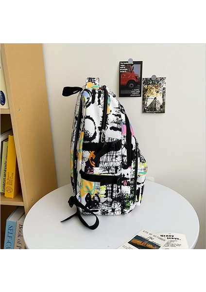 Ortaokul Öğrencisi Grafiti Sırt Çantası (Yurt Dışından) fiyatları