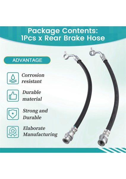 Araba Arka Fren Hortumu Lh 4873034000 Rh 4873134000 Ssangyong Korando C Yeni Actyon Için (Yurt Dışından) fırsatları