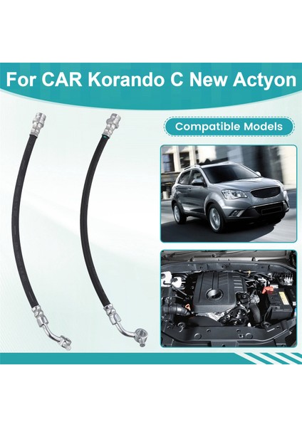 Araba Arka Fren Hortumu Lh 4873034000 Rh 4873134000 Ssangyong Korando C Yeni Actyon Için (Yurt Dışından) indirimleri