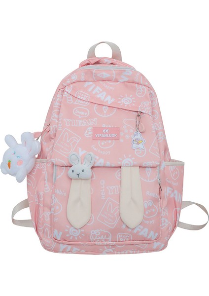 Sevimli Ortaokul Lise Öğrencisi Baskı Sırt Çantası (Yurt Dışından)