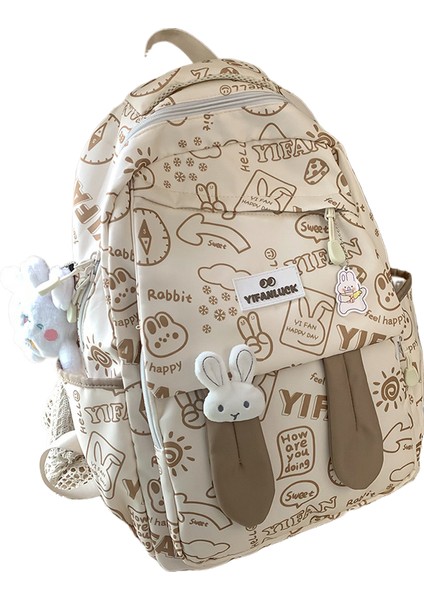 Sevimli Ortaokul Lise Öğrencisi Baskı Sırt Çantası (Yurt Dışından)