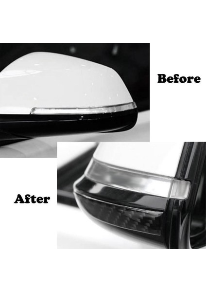 Adet Evrensel Karbon Fiber Araba Dikiz Aynası Trim Yan Ayna Koruyucu Güvenlik (Yurt Dışından) indirimleri