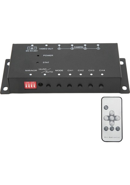 Mobil Dijital Video Ayırıcı 4 Kanal Mini Video Ayırıcı 720P Otobüsler Kamyonlar Tekneler Yatlar Araç Video Ayırıcı (Yurt Dışından)