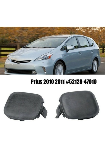 1 Çift Araba Ön Tampon Sol + Sağ Yan Delik Kapağı Toyota Prius 2010 2011 Için Römork Kapağı 52128-47010 52127-47020 (Yurt Dışından) modelleri