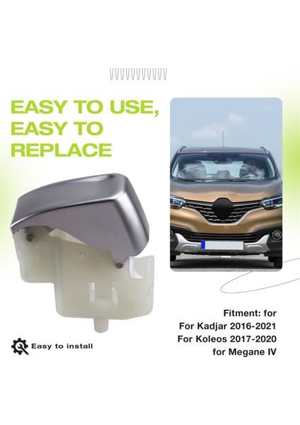 Araba Vites Topuzu Düğmesi Krom 328650419R Renault Koleos Kadjar Megane Iv 349206625R 328652311R Hız Kafası Düğmesi (Yurt Dışından) fırsatları