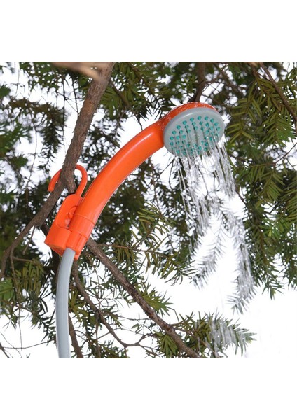 Taşınabilir Kamp Duşu Açık Hava Kamp Duş Pompası Şarj Edilebilir Duş Başlığı Açık Hava Kamp Ekipmanları Turuncu ve Gri (Yurt Dışından) fiyatları