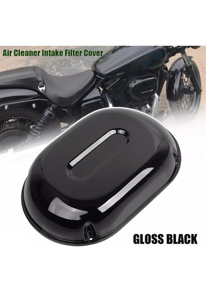 Honda Shadow Spirit VT750DC 2001-2007 Vivid Black Için Hava Filtresi Kapağı Koruyucusu (Yurt Dışından)