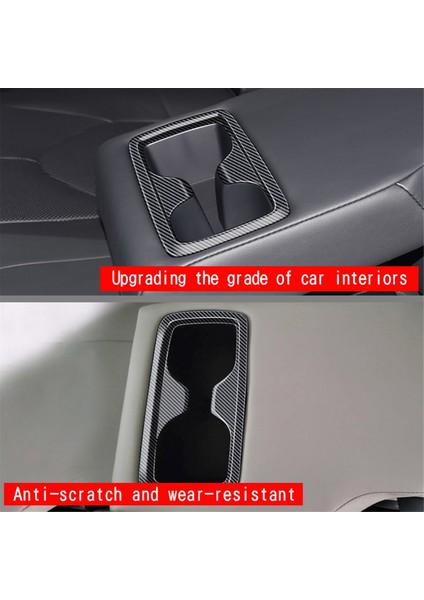 Araba Arka Sıra Su Bardağı Tutucu Çerçeve Arka Kol Dayama Bardak Tutucu Trim Sticker Toyota Grand Highlander 2024 Için (Yurt Dışından) indirimleri