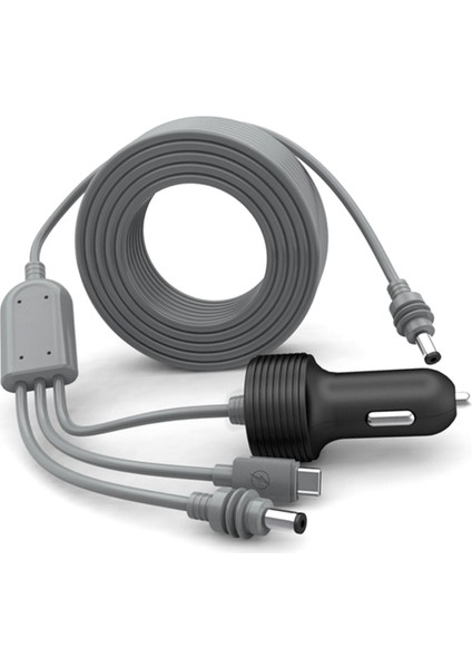 Starlink Mini 3'ü 1 Arada Dc Güç Kablosu 10FT Cigaretter Fişi ve Dc Erkek Güç Kablosu Kordonu Starlink Mini Için (Yurt Dışından)