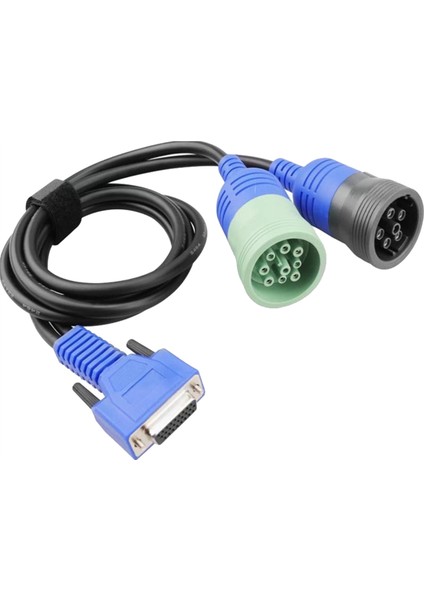 Kamyon Y Tipi Kablo Pn 493148 6pin + 9pin Deutsch Adaptörü Nexiq USB Bağlantısı Kamyon Arıza Dedektörü Aracı (Yurt Dışından)
