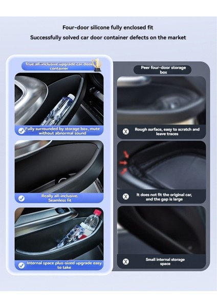 Mercedes-Benz E-Class 2024 E300LE260 Için Modifiye Edilmiş Arka Kapı Yuvası Depolama Tpe Aksesuarları Araç (Yurt Dışından) modelleri