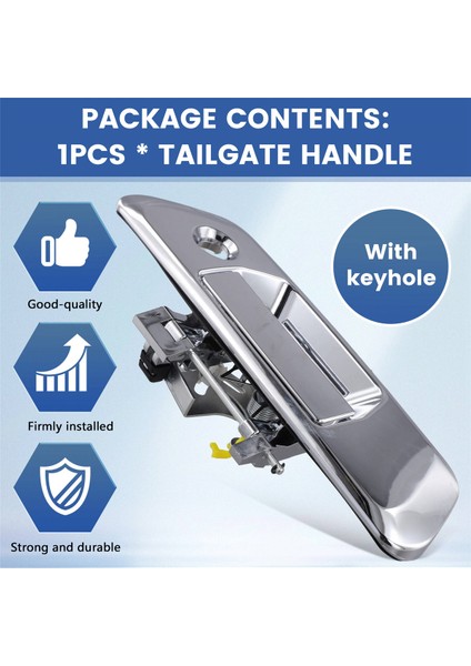 Nissan Navara NP300 D23 Anahtar Deliği Için Anahtar Deliği 90606-4JG0B ile Araba Bagaj Kapağı Kolu (Yurt Dışından) fırsatları