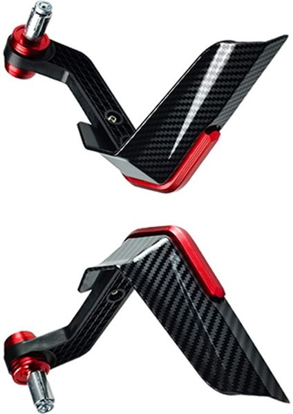 Motosiklet Tutacak El Koruyucuları Rüzgar Koruyucu Fırça Çubuğu Dekorasyonu Evrensel Tutacak Koruma Kılıfı Gidon El Koruyucusu Kırmızı (Yurt Dışından) modelleri