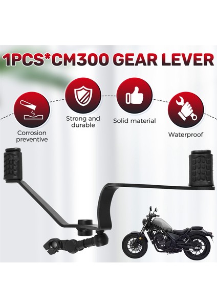 Ön ve Arka Basamak Vites Kolu Honda CM300 Motosiklet Aksesuarları Için Modifiye Vites Kolu Vites Kolu Rebel 500 (Yurt Dışından) fırsatları