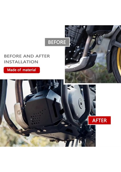 Himalayan 450 2024 Motosiklet Motor Koruma Kılıfı Şasi Alt Koruma Plakası Motor Şasi Koruma Kılıfı (Yurt Dışından) indirimleri