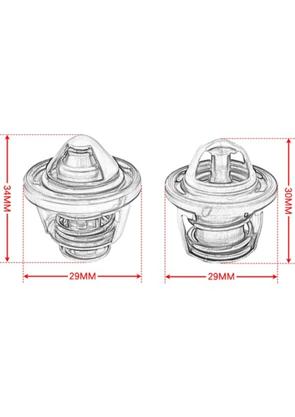 Motosiklet Termostatı Soğutma Termostatı Vespa GTS250 GTS300 GTV300 Motosiklet Aksesuarları Gümüş (Yurt Dışından) fırsatları