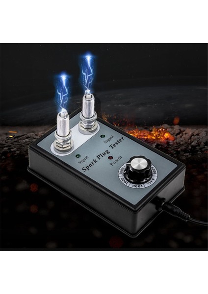 Araba Buji Test Cihazı Ateşleme Test Cihazları Otomotiv Tanı Aracı 12V Araba Kamyon Için Çift Delikli Dedektör (Yurt Dışından) indirimleri