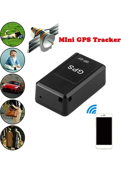 GF07 Manyetik Mini Gps Gerçek Zamanlı Araç Bulucu Takip Cihazı Gsm/gprs Takip Cihazı (Yurt Dışından)
