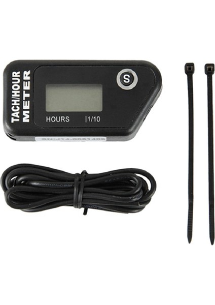 Motosiklet Hız Saat Ölçer Endüktif LCD Dijital Toplam Saat Ölçer Motosiklet Atv Biçme Makinesi Kamyon Tekne Için (Yurt Dışından)