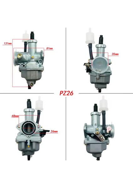 Yamaha Jog Simson 125-150CC PZ26 Için Filtre Karbüratörlü Honda Cb CG125 XL125S TRX250 XR100 Motosiklet Yakıtı (Yurt Dışından) indirimleri