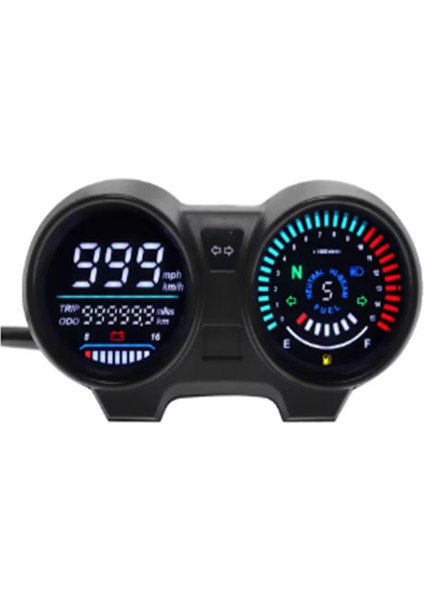Brezilya Için Tıtan Için Honda CG150 2004-2009 Dijital LED Motosiklet Sıcaklık Ölçer Hız Göstergesi (Yurt Dışından)
