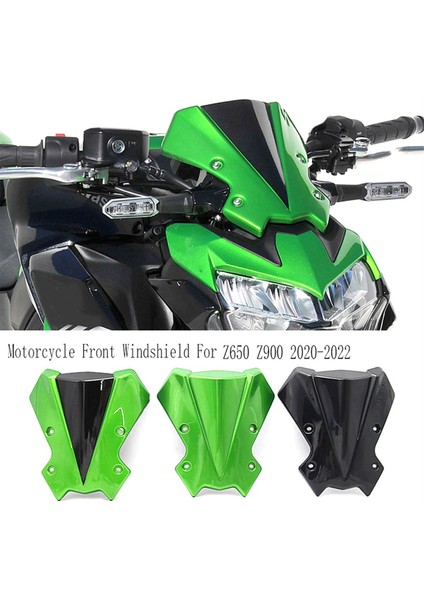 Motosiklet Ön Cam Ekran Viser Visor Rüzgar Deflektörleri Kawasakı Z650 Z900 2020-2022 Yeşil Için Kaplama (Yurt Dışından) indirimleri