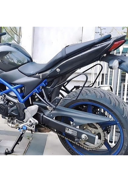 Motosiklet Bagaj Rafları Yan Çanta Montaj Braketi Eyer Çantası Braketi Destek Tutucu SV650 SV650X Sv 650 2017-2024 (Yurt Dışından) fırsatları