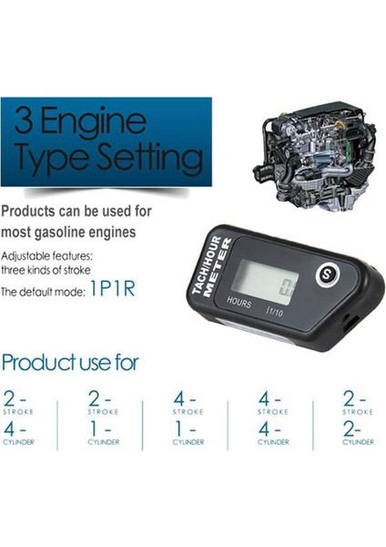 Motosiklet Hız Saat Ölçer Endüktif LCD Dijital Toplam Saat Ölçer Motosiklet Atv Biçme Makinesi Kamyon Tekne Için (Yurt Dışından) fırsatları