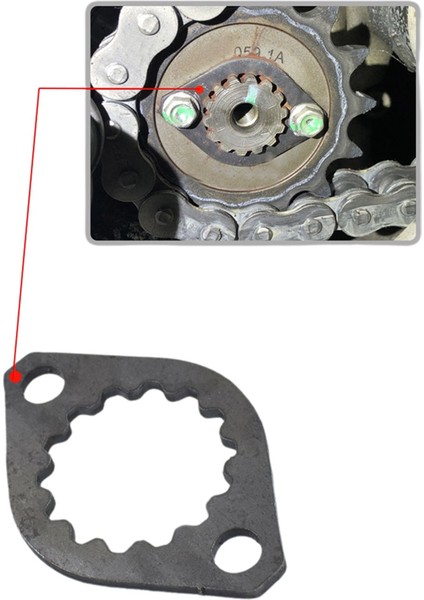 Ducati Monster 696 795 796 1100 Scrambler 800 400 Motosiklet Ön Zincir Dişlisi Sabitleme Plakası Yeni Yüksek Kalite (Yurt Dışından) fiyatları