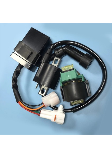 1 Takım Atv Cdı Ateşleme Bobini Solenoid Röle Takımı Motosiklet Ateşleme Bobini JS250 Jianshe 250CC Puma 250-3A Atv Parçaları (Yurt Dışından) fiyatları