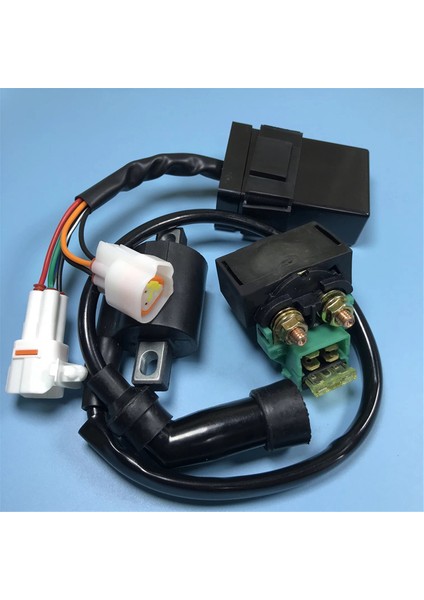 1 Takım Atv Cdı Ateşleme Bobini Solenoid Röle Takımı Motosiklet Ateşleme Bobini JS250 Jianshe 250CC Puma 250-3A Atv Parçaları (Yurt Dışından) indirimleri