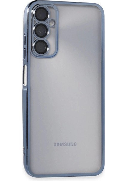 Samsung Galaxy A05S Kılıf Lensli Silikon - Açık Mavi