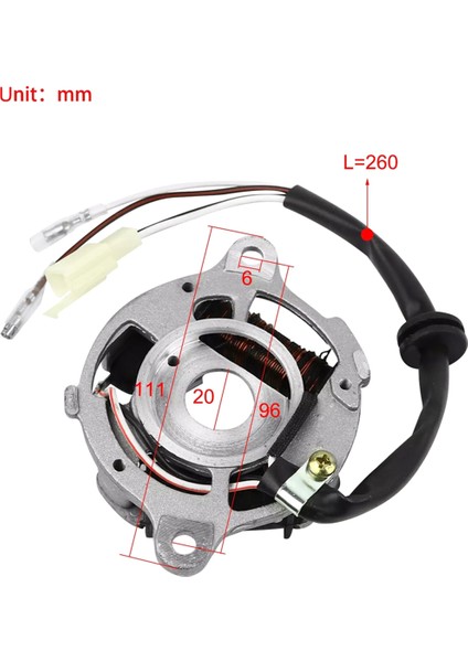 Yamaha PY50 PW50 PEEWEE50 QT50 Motosiklet Stator Manyeto Montajı Için 95MM (Yurt Dışından) fiyatları